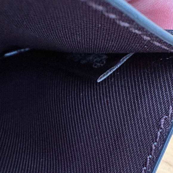 Coach Slim ID Card Case in Signature Canvas with Rose Print Brown Iris Multi NWT - Picture 8 of 12